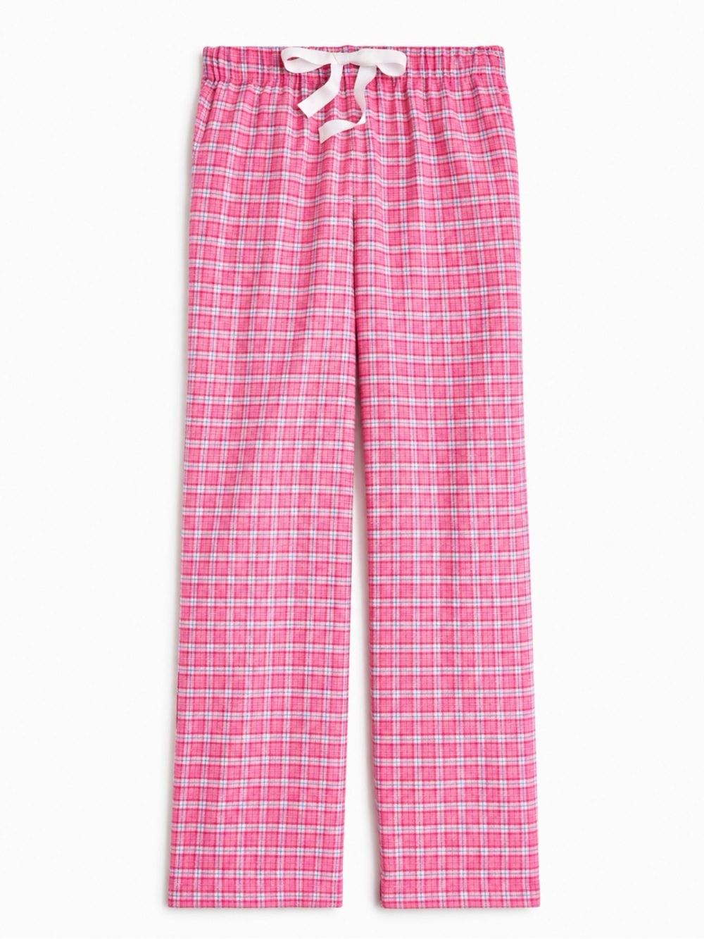 J CREW Flannel Pajama Pant 
in Soft Rose Fuchsia 
Size XL